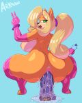  activision anal anthro anus arkanman big_breasts breasts butt coco_bandicoot crash_bandicoot_(series) curvy_figure dildo female hi_res huge_dildo lube sex_toy solo tawna_bandicoot video_games voluptuous 