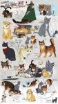 2014 amber_eyes american_shorthair armin_arlert attack_on_titan black_body black_fur blue_eyes bobtail_cat bookshelf brown_body brown_eyes brown_fur brown_stripes canid canine canis cloak clothing cockapoo collie connie_springer domestic_cat domestic_dog duo english_text eren_jaeger erwin_smith eyewear felid feline felis feral feralized fluffy fur furniture glasses green_cloak green_clothing green_eyes grey_body grey_eyes grey_fur grey_stripes group hange_zoe herding_dog hi_res historia_reiss japanese_bobtail japanese_text jean_kirstein jewelry kerchief leg_markings levi_ackerman lewkat maine_coon mammal markings mikasa_ackerman mixed_breed multicolored_body multicolored_fur multiple_images multiple_scenes neckerchief neckwear orange_body orange_fur pastoral_dog pendant quadruped red_scarf roaring rough_collie russian_blue sasha_braus scarf scottish_fold sheepdog socks_(marking) solo somali_cat stripes survey_corps tan_stripes teal_eyes text welsh_terrier white_body white_fur yellow_eyes