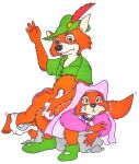 angry anthro bodily_fluids butt butt_slap canid canine clothed clothing clothing_lift corporal_punishment crying disney dominant dominant_male dress dress_lift duo female fox fred_(artist) hat headgear headwear holding_tail maid_marian maiden male mammal medieval medieval_clothing on_lap panties panties_down partially_clothed punishment raised_tail robin_hood robin_hood_(disney) slap spank_marks spanked_butt spanking submissive submissive_female tail tears true_fox underwear underwear_down