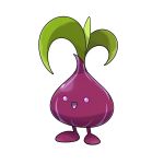  calwakerz fakemon highres looking_at_viewer no_humans open_mouth original pokemon pokemon_(creature) purple_eyes simple_background solo sugimori_ken_(style) white_background 