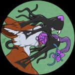  absurd_res ambiguous_gender anthro bodily_fluids canid canine eyeless fox hi_res mammal munsu89 nasal_penetration open_mouth oral oral_penetration penetration saliva solo teeth tendrils tentacle_in_mouth tentacle_in_nose tentacle_penetration tentacles tongue tongue_out 
