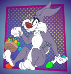 2026 3_toes 4_fingers abstract_background alternate_version_at_paywall anthro basket belly big_belly big_butt biped black_body black_eyes black_fur bunny_costume butt butt_from_the_front cheek_tuft clothing colored container costume curvy_figure digital_drawing_(artwork) digital_media_(artwork) domestic_cat dotted_background easter easter_basket easter_egg facial_tuft feet felid feline felis fingers flat_colors fur gavanzude glance gloves grey_body grey_fur handwear head_tuft hi_res holding_easter_basket holidays humanoid_feet humanoid_heel lines_drawn long_ears looking_at_viewer looney_tunes male mammal pattern_background pecs pinup plantigrade pose red_nose scut_tail short_tail signature simple_background sitting slightly_chubby slightly_chubby_anthro slightly_chubby_male small_waist smile smiling_at_viewer soles solo sylvester_(looney_tunes) tail toes tuft tuxedo_cat two_tone_feet two_tone_tail warner_brothers whisker_spots whiskers white_belly white_body white_clothing white_fur white_gloves white_handwear white_sclera white_soles wide_hips