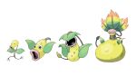  bellsprout cardnlh commentary english_commentary evolutionary_line highres leaf mega_victreebel no_humans pokemon pokemon_(creature) simple_background sugimori_ken_(style) victreebel weepinbell white_background 