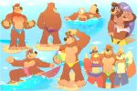  2022 anthro anthrofied avian backwards_baseball_cap backwards_hat ball banjo-kazooie banjo_(banjo-kazooie) baseball_cap beach beach_ball beak belt beverage bikini bikini_bottom bikini_top bird blush bodily_fluids bottomwear bottomwear_down breegull bulge clothed clothing cloud conker conker&#039;s_bad_fur_day container cup day dialogue dumbbell english_text exercise eyebrows eyewear eyewear_on_head feathers female flotation_device fur gesture grass group hat headgear headwear hi_res hollo_nut inflatable jewelry kazooie life_ring male male_focus mammal masturbation middle_finger muscular muscular_anthro muscular_male navel necklace one_eye_closed open_mouth partially_clothed penile penile_masturbation plant rareware rodent sand sciurid seaside shorts shorts_down sitting sky smile solo_focus sound_effects speedo speedo_down standing sunglasses sunglasses_on_head surfboard surfing sweat swimming_trunks swimwear text tongue trio tuft underwear ursid v_sign video_games water weightlifting weights wink workout 