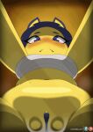  1girl :< against_fourth_wall animal_crossing animated animated_gif ankha_(animal_crossing) anus atotekio blue_anus blue_pussy blush bob_cut bottomless colored_pussy colored_skin commentary crop_top crotch_rub english_commentary furry furry_female hair_ornament hieroglyphics looking_at_another looking_at_viewer looking_down looping_animation pussy snake_hair_ornament solo yellow_fur yellow_skin 