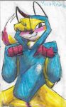 anthro anus armwear big_bulge blush bodily_fluids bulge butt canid canine clothed clothing cum cum_in_clothing cum_through_clothing ejaculation fox fur genital_fluids genitals gesture hair half_naked hand_gesture handwear hi_res hood humanoid_genitalia humanoid_penis looking_at_viewer mael_(yoshreveluv) male mammal marker_(artwork) mixed_media pen_(artwork) penis pointing pointing_at_penis pointing_at_self pose presenting presenting_body red_body red_fur shaded simple_background smile smiling_at_viewer solo submissive tail traditional_media_(artwork) wet wet_clothing white_background yellow_body yellow_fur yoshreveluv