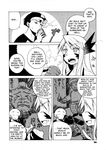  1girl comic demon_girl greyscale hard_translated highres monochrome original takatsu translated 
