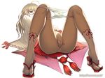 copyright_request covering covering_crotch cruccu feet glasses masturbation panties panty_pull pussy_juice socks solo spread_legs tabi underwear 