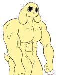  absurd_res anthro big_muscles canid canine canis chikn_nuggit chikn_nuggit_(chikn_nuggit) domestic_dog hi_res huge_muscles hyper hyper_muscles male mammal meme muscular solo tagme toonarscontent 