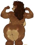 absurd_res anthro arachnoid888 back_muscles biceps big_breasts big_butt blizzard_entertainment breasts butt canid canine colored curvy_figure digital_drawing_(artwork) digital_media_(artwork) female fur hair hi_res looking_at_viewer looking_back mammal muscular muscular_anthro muscular_arms muscular_female nude overweight overweight_anthro overweight_female presenting rear_view simple_background slightly_chubby slightly_chubby_anthro slightly_chubby_female smile solo thick_thighs warcraft werecanid werecreature wide_hips worgen