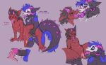 3_eyes andromorph anthro balls begging big_clitoris big_tail black_body black_hair black_sclera blue_balls blue_body blue_eyebrows blue_fur blue_markings blush blushing_profusely bodily_fluids bone bovid_horn canid canine canis caprine_horn celum_(character) circumcised circumcision_scar claws clitoral clitoral_rubbing clitoris colored_nails cum cum_in_vagina cum_inside cunnilingus daddy_kink dominant dominant_andromorph dominant_intersex dragon dripping drooling duo ejaculation english_text entwined_tongues eye_contact eyebrows facial_horn fellatio fossilprey french_kissing fur fuzzy_balls genital_fluids genital_piercing genital_scar genitals glans goat_horn gold_(metal) gold_jewelry gradient_body hair happy heart_eyes heart_nose heart_symbol highlights_(coloring) holding_partner's_leg horn humanoid_genitalia humanoid_penis hybrid impregnation_attempt impregnation_request impregnation_risk intersex intersex/male interspecies interspecies_romance jewelry kissing leaning_on_object licking_cum_from_pussy long_tongue looking_at_another looking_at_viewer looking_back looking_pleasured love loving_gaze male mammal markings mohawk mullet multi_eye mythological_creature mythological_scalie mythology nails nose_horn notched_ear oral penetration penile penis penis_piercing piercing pink_claws pink_clitoris pink_glans pink_horn pink_nails pink_vulva power_bottom precum precum_on_pussy prince_albert_piercing psyker_(character) purple_body purple_tongue red_body red_highlights red_scales romantic romantic_couple rubbing_penis saliva saliva_drip satisfied_look scales scalie scar sex sharp_teeth sitting sketch_page skull skull_head skulldog_(species) spread_legs spreading standing standing_sex submissive submissive_male tail tapering_clitoris teeth term_of_endearment text thick_thighs throbbing throbbing_clitoris throbbing_penis throbbing_vulva tongue trans_(lore) trans_man_(lore) vaginal vaginal_fluids vaginal_fluids_on_penis vaginal_penetration vaginal_squirting vulva white_sclera wingless_dragon wolf
