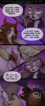 absurd_res acupa anthro anus biped black_clothing black_jacket black_topwear bodily_fluids bottomless bovid bovine cattle clitoral_hood clitoris clothed clothing comic dialogue disney english_text equid equine female female_anthro genital_fluids genitals group hi_res horse humanoid_genitalia humanoid_vulva jacket jacket_only judy_hopps lagomorph leporid male male/female male_anthro mammal rabbit sex silgiriya_mantsugosi stealth_sex text topwear topwear_only trio unzipped_jacket urethra vaginal_fluids vulva zootopia