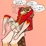 abdominal_bulge accipitrid accipitriform ahegao anthro apodiform avian bird blush bodily_fluids bottomless bottomless_female bottomless_male buteo chickenhawk clothed clothing dennis_(fish_birb) duo female from_behind_position genital_fluids hi_res hummingbird hungrycrow knee_highs legwear looking_pleasured male male/female marching_band_uniform moan name_tag penetration praise_kink red-tailed_hawk sarah_(fish_birb) sex size_difference stand_and_carry_position standing standing_sex vaginal vaginal_fluids vaginal_penetration