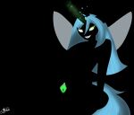 absurd_res anthro big_breasts blacksun201 breasts cave clitoral_hood clitoris feet female friendship_is_magic genitals glowing glowing_eyes glowing_genitalia glowing_vulva hasbro hi_res my_little_pony navel nipples plantigrade presenting presenting_vulva pupils queen_chrysalis_(mlp) sharp_teeth slit_pupils smile solo spread_legs spread_vulva spreading teeth vulva
