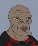 alien armor bald chrisryushadow colored craig_the_brute halo_(series) halo_infinite handsome_squidward_(meme) hi_res humanoid jiralhanae lips male mammal meme microsoft not_furry primate simple_background solo thick_lips xbox_game_studios