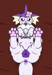 :3 animal_genitalia animal_vulva anus areola bed big_tail black_sclera blush bodily_fluids butt canine_genitalia canine_vulva claws digital_media_(artwork) digitigrade dripping eeveelution eyelashes fan_character feet female feral fin flower flower_accessory foot_focus frill_(anatomy) furniture generation_1_pokemon genital_fluids genitals goo_creature goo_drip hindpaw hornybluboye_(artist) inviting looking_at_viewer lying membrane_(anatomy) multi_nipple multicolored_tongue nintendo nipples on_back pawpads paws pink_pawpads plant plump_labia pokemon pokemon_(species) presenting presenting_vulva purple_anus purple_blush purple_nipples purple_vulva quadruped signature slime solo spreading tail tail_anus teats thick_thighs tongue tongue_out vaginal_fluids vaporeon vulva white_body white_eyes