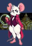 2026 angry anthro barefoot big_ears bottomless bottomless_anthro bottomless_female breasts button_(fastener) champchidi cheek_tuft chest_tuft clothed clothing crotch_tuft digital_drawing_(artwork) digital_media_(artwork) ear_scar eyelashes facial_tuft feet female female_anthro fist fur glistening_thighs hairless_tail head_tuft hi_res looking_away mammal medium_breasts mina_(mina_the_hollower) mina_the_hollower mouse murid murine narrowed_eyes pink_body rodent scar screencap screencap_background solo thick_thighs topwear tuft unbuttoned_topwear unbuttoned_vest vest white_body white_fur wide_hips yacht_club_games