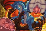 animal_genitalia animal_penis blue_body bodily_fluids canine_genitalia canine_penis cave cavern cervical_penetration cervix chamuskinha claws clitoris coin digital_media_(artwork) dominant dominant_female dragon duo erection fallopian_tubes female female_on_top female_penetrated feral feral_on_feral feral_penetrated feral_penetrating feral_penetrating_feral fin genital_fluids genitals gold_(metal) gold_coin gold_jewelry hair horn humanoid_genitalia humanoid_genitalia_on_feral humanoid_vulva humanoid_vulva_on_feral internal internal_slit internal_vaginal intraspecies jewelry kissing kissing_while_penetrating knot knotted_penis knotting large_penetration male male/female male_penetrating male_penetrating_female mythological_creature mythological_scalie mythology nude on_top open_mouth ovaries penetration penile penile_penetration penis red_body reptile scalie sex simple_background slit_penis smile submissive submissive_male tail tongue treasure urethra uterus uterus_view vaginal vaginal_fluids vaginal_knotting vaginal_penetration vulva white_body wings