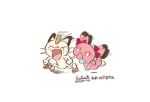  commentary_request highres hsym_2323 meowth no_humans pokemon pokemon_(anime) pokemon_(classic_anime) pokemon_(creature) snubbull translation_request twitter_username 