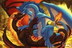 animal_genitalia animal_penis blue_body bodily_fluids canine_genitalia canine_penis cave cavern chamuskinha claws clitoris coin cum cum_in_vagina cum_inside digital_media_(artwork) dominant dominant_female dragon duo ejaculation female female_on_top female_penetrated feral feral_on_feral feral_penetrated feral_penetrating feral_penetrating_feral fin genital_fluids genitals gold_(metal) gold_coin gold_jewelry hair horn impregnation jewelry kissing kissing_while_penetrating knot knotted_penis male male/female male_penetrating male_penetrating_female mythological_creature mythological_scalie mythology nude on_top open_mouth penetration penis red_body reptile scalie sex simple_background slit_penis smile submissive submissive_male tail tongue treasure vaginal vaginal_fluids vaginal_penetration white_body wings