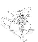 2023 anthro balls bodily_fluids cum excessive_cum excessive_genital_fluids food fruit genital_fluids genitals glop_(zomerous) hi_res hunched_over jack-o'-lantern looking_pleasured male mammal monochrome murid murine plant pumpkin pumpkin_fucking rat rodent simple_background sketch solo thick_calves thick_thighs tongue tongue_out wide_hips zomerous_(artist)