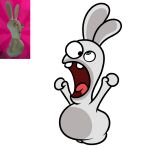 1:1 2022 anthro belly big_belly buckteeth crispytoastyt derp_eyes digital_drawing_(artwork) digital_media_(artwork) english_description featureless_legs fist flat_colors full-length_portrait fur green_eyes grey_body grey_inner_ear grey_skin heterochromia hi_res lagomorph long_ears male male_(lore) mammal mitten_hands multicolored_body noseless nude nude_anthro nude_male open_mouth overweight overweight_anthro overweight_male partially_colored portrait rabbid raised_hands raving_rabbids rayman_(series) red_tongue reference_image short_legs simple_background solo standing straight_arms teeth thick_thighs tongue two_tone_body ubisoft wacky_the_rabbid white_background white_body white_fur