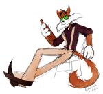 2026 4_fingers absurd_res alcohol alcohol_bottle anthro beverage beverage_bottle bottle calm chair clothed clothed_anthro clothed_male clothing colored colored_sketch container domestic_cat eyebrows felid feline felis fingers footwear fur furniture green_eyes hair hi_res long_legs looking_at_viewer male mammal markings mature_anthro mature_male on_chair orange_body orange_fur orange_hair pattern_clothing pattern_topwear pinkish-cat raised_eyebrows red_body red_fur red_hair shaded shirt shoes simple_background simple_shading sitting sitting_on_chair sketch skinny skinny_male solo tail tail_tuft toony topwear tuft tufted_fur warm_colors white_background white_markings winston_miller_(pinkish-cat) wrinkles
