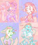 5:6 absurd_res bdsm bell bell_accessory bell_collar bell_ear_ring bodypaint canid canine canis chastity_cage chastity_cage_only chastity_device chastity_device_only clothing clown clown_makeup collar collar_only dog_pose domestic_dog english_text face_paint femboy forced hi_res hypnosis hypnosis_fetish leggings legwear magic male mammal marco_(obrien) mind_control nude obrien_(artist) pastel_theme petplay piercing roleplay shirt slave solo spiral spiral_eyes submissive submissive_male talking_to_viewer tank_top text tongue tongue_out tongue_piercing topwear wearing_chastity_cage wearing_chastity_device