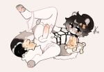 2025 anthro balls bent_leg blush bottomless bottomless_male clothed clothing digital_media_(artwork) english_description erection feet femboy fingers flying_squirrel fur genitals hair harness hi_res looking_at_viewer looking_pleasured lying male male_anthro mammal nude_male on_back panties pawpads penis presenting raised_leg rodent rudy_(katsucoffee) sciurid smile solo spread_legs spreading stylusknight tail three-quarter_view toes underwear white_body white_fur