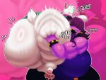 2026 4:3 anthro biceps big_breasts big_butt blush bottomless bottomwear bovid bracelet breasts butt butt_grab butt_slap caprine clothed clothing crowundeadcat darkner deltarune dinosaur duo english_text exclamation_point eyewear female floppy_ears glasses goat hair hair_over_eyes hand_on_another's_butt hand_on_butt hi_res horn huge_breasts huge_butt huge_hips huge_thighs hyper hyper_butt jewelry male male/female male_focus mammal open_mouth pants prehistoric_species purple_body purple_hair question_mark ralsei reptile robe scalie shirt slap spiked_bracelet spikes susie_(deltarune) text thick_thighs tongue tongue_out topwear undertale_(series) wide_hips