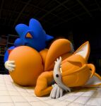 3d_(artwork) anal anthro big_butt bottom_heavy butt butt_grab canid canine digital_media_(artwork) duo eulipotyphlan european_hedgehog femboy femby fox freckles hand_on_butt hedgehog hi_res huge_butt hyper hyper_butt kirby_animatez male male_rimming_male mammal mattress miles_prower one_eye_closed oral pear-shaped_figure pretending_to_sleep red_fox rimming sega sex sleep_sex sleeping sonic_the_hedgehog sonic_the_hedgehog_(series) thick_thighs true_fox wide_hips workshop