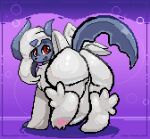 absol alex_(ah095) animated balls big_balls big_butt butt digital_media_(artwork) feral generation_3_pokemon generation_6_pokemon genitals hi_res male marymory mega_absol mega_evolution nintendo pixel_(artwork) pixel_animation pokemon pokemon_(species) solo walking wings