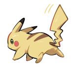 2026 ambiguous_feral ambiguous_gender black_markings cheek_markings digital_media_(artwork) dipstick_ears ear_markings emanata facial_markings feet feral fur generation_1_pokemon green_eyes head_markings mammal markings multicolored_ears nintendo nullma pikachu pokemon pokemon_(species) red_markings rodent simple_background solo tail white_background yellow_body yellow_fur yellow_tail