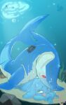 5:8 absurd_res algae amphibian anal anal_penetration animate_inanimate anthozoan anthro anthro_on_feral aquatic bestiality blue_body bodily_fluids bunzillaking cnidarian coral cum cum_inside duo ear_piercing fangs feral fish fizz_(lol) from_behind_position genital_fluids gills green_eyes hi_res inflatable league_of_legends living_inflatable looking_pleasured lying male male/male mounting on_front one_eye_closed onomatopoeia open_mouth penetration permanent_smile piercing pool_toy pool_toy_handle red_eyes riot_games rock sand sea seabed sex shark shark_tail smile sound_effects teeth tencent tentacle_ear text tongue tongue_out translucent translucent_body underwater underwater_sex water watermark yordle