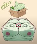 absurd_res antares_alexanyel anthro big_breasts big_butt blob_body blobby box breasts butt cape clothing container fat_rolls female fluffy fluffy_tail fur generation_9_pokemon green_body green_fur hi_res huge_breasts huge_butt hyper hyper_breasts inside love_handles meowscarada morbidly_obese morbidly_obese_anthro morbidly_obese_female nintendo nipples obese obese_anthro obese_female overweight overweight_anthro overweight_female pink_nipples pokemon pokemon_(species) progression room_filling shaded simple_background sleeping soft_shading solo stuck tail tail_tuft tuft weight_gain