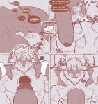 5_panel_comic all_caps amaro_(juggermelon) anthro arceus balls barazoku beard big_balls big_penis blurry_vision bracelet chest_penetration claws collar comic dialogue directional_arrow duo ellipsis english_text eyes_closed facial_hair facial_piercing fangs foreskin fusion generation_4_pokemon generation_5_pokemon generation_6_pokemon genitals glans heart_after_text heart_symbol hi_res holding_partner holding_shoulders hoopa hoopa_(unbound) horn huge_balls huge_penis hybrid jewelry legendary_pokemon licking licking_lips licking_own_lips looking_at_another looking_at_genitalia looking_at_penis looking_pleasured male male/male monochrome muscular muscular_anthro muscular_male name_in_dialogue nintendo non-euclidean_sex nose_piercing nose_ring nude nude_anthro nude_male penetration penis penis_on_chest penis_on_face piercing pokemon pokemon_(species) pokemon_fusion portal_sex question_mark ring_piercing sex sharp_teeth spiked_collar spikes spikes_(anatomy) teeth text thinking_with_portals tongue tongue_out vein veiny_penis vowelless vowelless_vocalization zek_(zephyrchill) zekrom zephyrchill