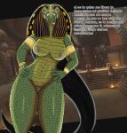  ammit ammit_(moon_knight) anthro breasts crocodilian crocodylid egyptian_god egyptian_mythology female furry genitals middle_eastern_mythology moon_knight_(series) mythology pussy reptile scalie sex solo solo_focus unknown_artist 