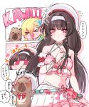  >_< 2girls absurdres beret bikini bikini_skirt black_hair blonde_hair breasts chisa_(peach_parfait)_(wuthering_waves) chisa_(wuthering_waves) commentary_request flying_sweatdrops hair_between_eyes hair_ribbon hairband hand_up hat highres ktr_mic light_blush long_hair lynae_(peppermint)_(wuthering_waves) lynae_(wuthering_waves) medium_breasts multiple_girls namipon_(wuthering_waves) navel open_mouth parted_lips pink_skirt plaid_bikini plaid_clothes red_eyes red_ribbon ribbon skirt smile sparkle sparkling_aura stomach swimsuit translation_request white_hairband white_hat wuthering_waves 