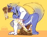 2026 absurd_res bodily_fluids canid canine canis clothing cum diam eating_feces feces feces_in_ass feces_in_mouth feces_on_body feces_on_butt feces_on_face genital_fluids grubbs hi_res male mammal pooping smearing soiling solo underwear wolf