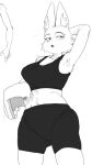 2025 ambiguous_gender anthro arm_tuft armor athletic athletic_anthro athletic_female athletic_wear bent_arm big_breasts biped bottomwear bra breasts camel_toe canid canine cheek_tuft cleavage clothed clothed_anthro clothed_female clothing collarbone crotch_lines cute_fangs diane_foxington digital_drawing_(artwork) digital_media_(artwork) dreamworks duo ears_up eyebrows eyelashes facial_piercing facial_tuft fangs female female_anthro female_focus fox fully_clothed fully_clothed_anthro fully_clothed_female fur greyscale gym_bottomwear gym_shorts hand_behind_head headgear helmet hi_res holding_armor holding_headgear holding_helmet holding_object humanoid_hands inner_ear_fluff kemono korean_description long_ears looking_away mammal meckmeck00124 midriff monochrome mostly_offscreen_character navel neck_tuft open_hand open_mouth piercing portrait protective_gear shorts shoulder_tuft simple_background sketch solo_focus sports_bra standing teeth the_bad_guys three-quarter_portrait three-quarter_view tuft underwear white_background wide_hipped_anthro wide_hipped_female wide_hips