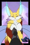 absurd_res bending_forward big_ears canid canine chandelure delphox dominant dominant_female female fennec_fox first_person_view fox generation_5_pokemon generation_6_pokemon hi_res hybrid leash mammal mistress nintendo pokemon pokemon_(species) solo trevhart true_fox