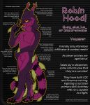 2026 absurd_res anthro black_sclera brown_body brown_skin casualties:_unknown claws digital_drawing_(artwork) digital_media_(artwork) ear_tuft english_text fangs fangs_bared felid feline fin flat_chested freckled_face freckled_hips freckled_shoulders freckles fur gunsawian hi_res hybrid intersex luminousamphiptere maleherm mammal markings model_sheet orange_eyes purple_body purple_fur signature smile solo standing striped_markings striped_tail stripes tail tail_markings teeth text tuft voyager_(gunsawian)