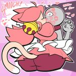 1:1 2026 absurd_res accessory ahoge ambiguous_gender animal_ears animal_humanoid animal_tail anon assertive assertive_female assertive_humanoid big_butt biped blush blush_lines bottom_heavy bottomwear breasts butt chu_(sound_effect) clothed clothed_female clothed_humanoid clothing darkner deltarune dipstick_tail duo eyebrows eyelashes eyes_closed felid felid_humanoid feline feline_ears feline_humanoid feline_tail female female/ambiguous female_humanoid fully_clothed fully_clothed_female fully_clothed_humanoid fur hair hair_accessory hair_bell hi_res huge_butt humanoid inner_ear_fluff kiss_mark kiss_mark_on_face kissing kissing_sound_effect legwear lips lipstick lipstick_on_face looking_pleasured makeup making_out mammal mammal_humanoid markings mew_mew_(undertale) mk210 overwhelmed pantyhose pigtails pink_(deltarune) pink_bottomwear pink_clothing pink_ears pink_hair pink_legwear pink_lips pink_lipstick pink_shirt pink_skirt pink_topwear raised_eyebrows reaction_shot rear_view shirt simple_background skirt smooch_(sound_effect) spiral spiral_eyes tail tail_markings thick_lips thick_thighs topwear tuft undertale_(series) white_bottomwear white_clothing white_inner_ear_fluff white_skirt white_tail_tip wide_hipped_female wide_hipped_humanoid wide_hips