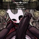 1:1 anthro arachnid arthropod bdsm belly black_body black_eyes blush blush_lines bodily_fluids bondage bound boxman breasts clothing duo eager featureless_breasts female female_on_top first_person_view genital_fluids genital_outline genitals heart_eyes heart_symbol hearts_around_head hi_res hollow_knight_(franchise) hornet_(hollow_knight) insect instant_loss_2koma leaking_precum looking_at_genitalia looking_at_viewer male male/female mouthless navel nervous_look on_top penis penis_awe penis_on_face precum questionable_consent red_clothing revenge shaking shivering slightly_chubby speech_bubble spider spider_web sweat sweatdrop team_cherry the_knight_(hollow_knight) vein veiny_penis vulva wrapped