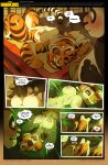 4_fingers absurd_res anthro awkward bear bed blush blush_lines bodily_fluids breast_play breasts chilllum claws clothed clothing comic comic_panel credits crying dialogue dialogue_box dreamworks ejaculation embarrassed english_text felid female fingers flustered fur furniture giant_panda green_light hands-free happy hi_res jade_palace kung_fu_panda lying lying_on_bed male male/female mammal markings massage massage_oil massage_table massaging_breasts master_po_ping master_tigress moan nude nude_anthro nude_female on_back on_bed orange_body orange_fur orgasm pantherine panties proud red_eyes skyrilius smile smiley_face smiling_at_another smiling_at_partner speech_bubble spread_legs spreading stairs steam striped_body striped_fur striped_markings striped_tail stripes sweat sweatdrop tail tail_markings teardrop tears tears_of_joy teary_eyes teasing teasing_viewer tenting text tiger underwear url warm_colors warm_lighting wet whiskers yellow_sclera