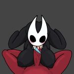 1:1 animal_humanoid anthro anthro_penetrated arachnid arachnid_humanoid arthropod arthropod_humanoid big_breasts black_body blush bodily_fluids breasts cum cum_in_mouth cum_inside duo ejaculation fellatio female female/female genital_fluids genitals glistening glistening_body hi_res hollow_knight_(franchise) hornet_(hollow_knight) humanoid male male/female mandragora120 nipples nude oral penetration penile penis red_body sex simple_background spider team_cherry tongue vein veiny_penis