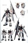 5_fingers antennae_(anatomy) armored_body bandai_namco beam_rifle black_feet black_torso camera feet fin_funnels fingers green_eyes gun gundam hajime_katoki head_crest hi_res holding_gun holding_object holding_ranged_weapon holding_rifle holding_weapon japanese_text laser_sword machine mecha military_vehicle missiles mobile_suit mobile_suit_gundam mobile_suit_gundam:_char's_counterattack mobile_suit_gundam_hathaway mobile_suit_gundam_hathaway's_flash model_sheet mounted_weapons nobuhiko_genma not_furry official_art ranged_weapon remote_weapons rifle robot robotic_arms robotic_hands robotic_legs rx-93_nu_gundam shield symbol text thrusters translation_request unicorn_symbol weapon white_body wireless_weapon