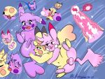  anthro female female/female feral group group_sex hi_res male male/female nintendo pikachu pixelyteskunk pok&eacute;mon pok&eacute;mon_(species) reimachu sex sparklyghost704 threesome trio video_games 