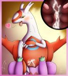  &lt;3 absurd_res bed blurred_background blush bodily_fluids claws cum cum_in_pussy cum_inside cum_on_body cumshot detailed_background duo ejaculation female feral first_person_view furniture genital_fluids genitals hand_on_stomach hi_res internal kecleon latias legendary_pok&eacute;mon looking_at_viewer looking_pleasured lying male male/female male_pov nintendo on_back on_bed open_mouth orgasm penis pok&eacute;mon pok&eacute;mon_(species) purple_kecleon_(character) pussy saliva sex sweat tongue tongue_out umbry00 vaginal video_games 