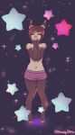  animated anthro cheerful cute_expression dancing didelphid female feral honeyson mammal marsupial solo star ych_(character) 
